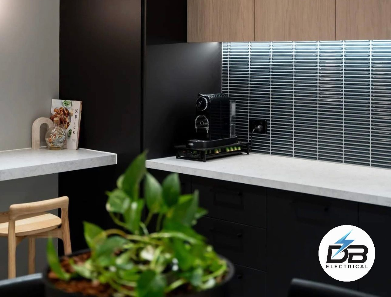 Safety Tips — Brisbane, QLD — DB Electrical An Advertisement For Db Electrical Shows A Christmas Tree And Fireplace – Brendale, QLD - DB Electrical