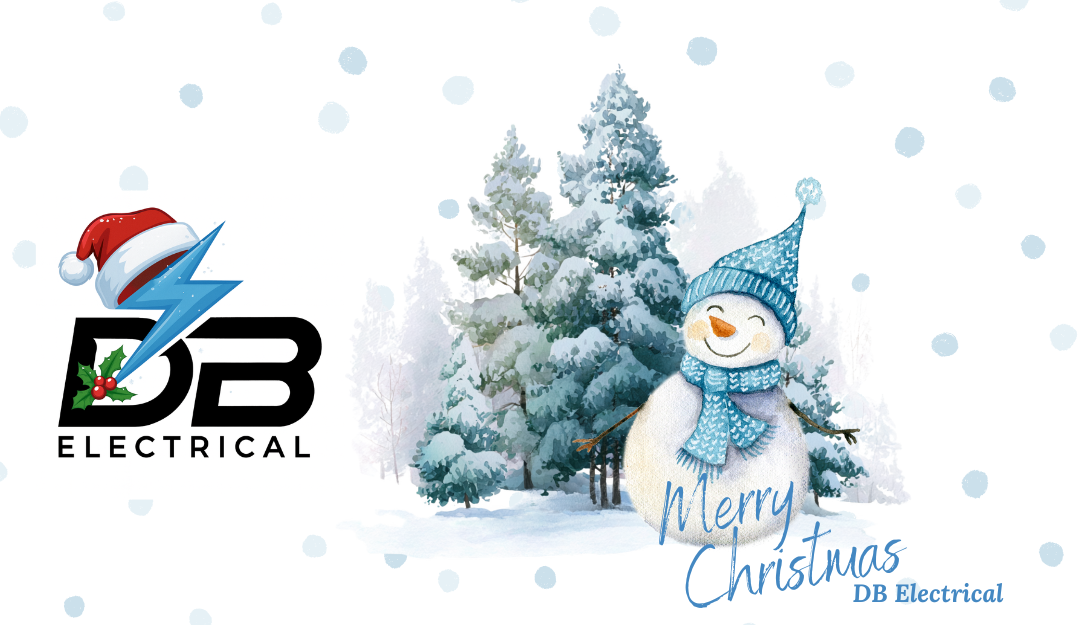 Safety Tips — Brisbane, QLD — DB Electrical An Advertisement For Db Electrical Shows A Christmas Tree And Fireplace – Brendale, QLD - DB Electrical