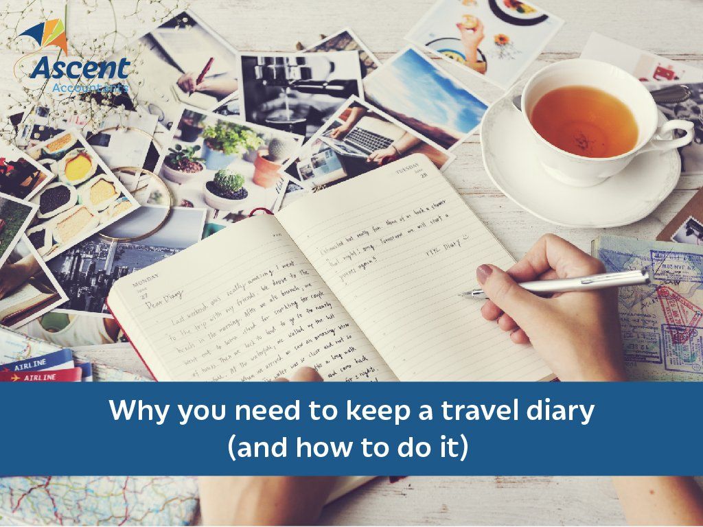 travel diary example ato