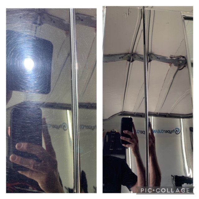 A man taking a picture of himself in a mirror