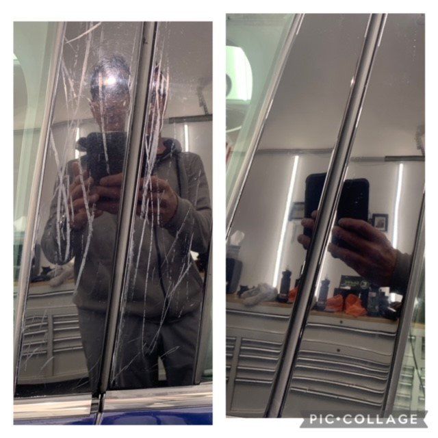 A man is taking a picture of himself in a mirror