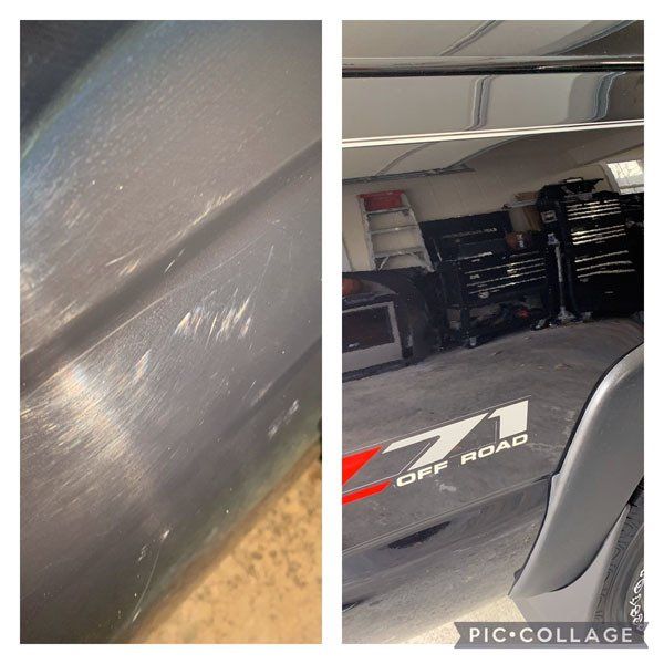 before and after of chevy truck