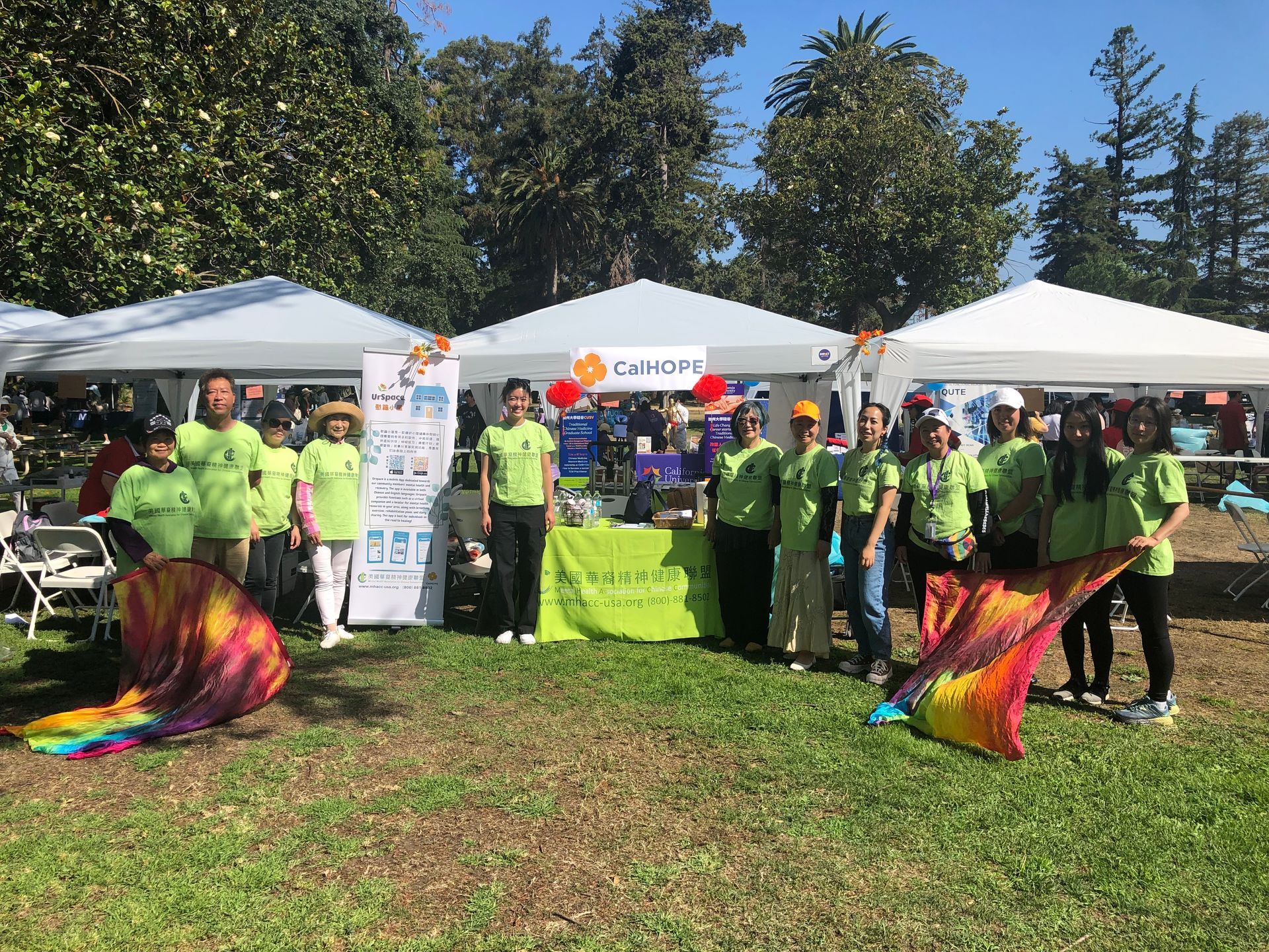 MHACC stand together by their booth