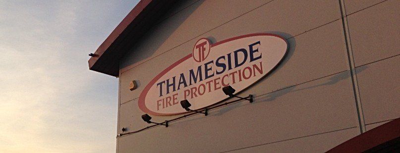 Thameside Fire Protection sign