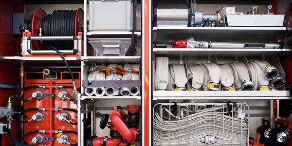 Fully suppression facility stocked store for purchasing