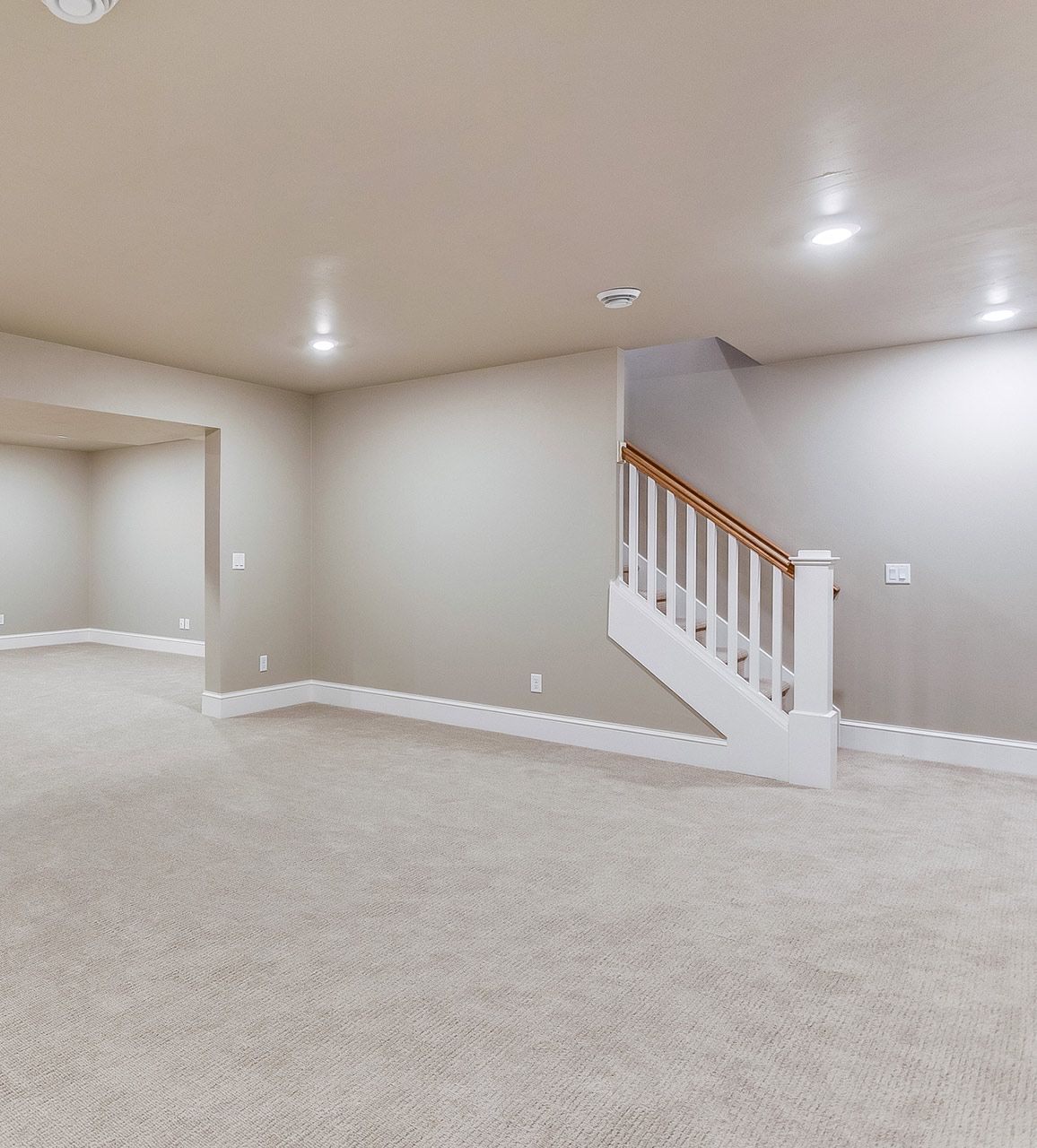 Clean and Empty Basement