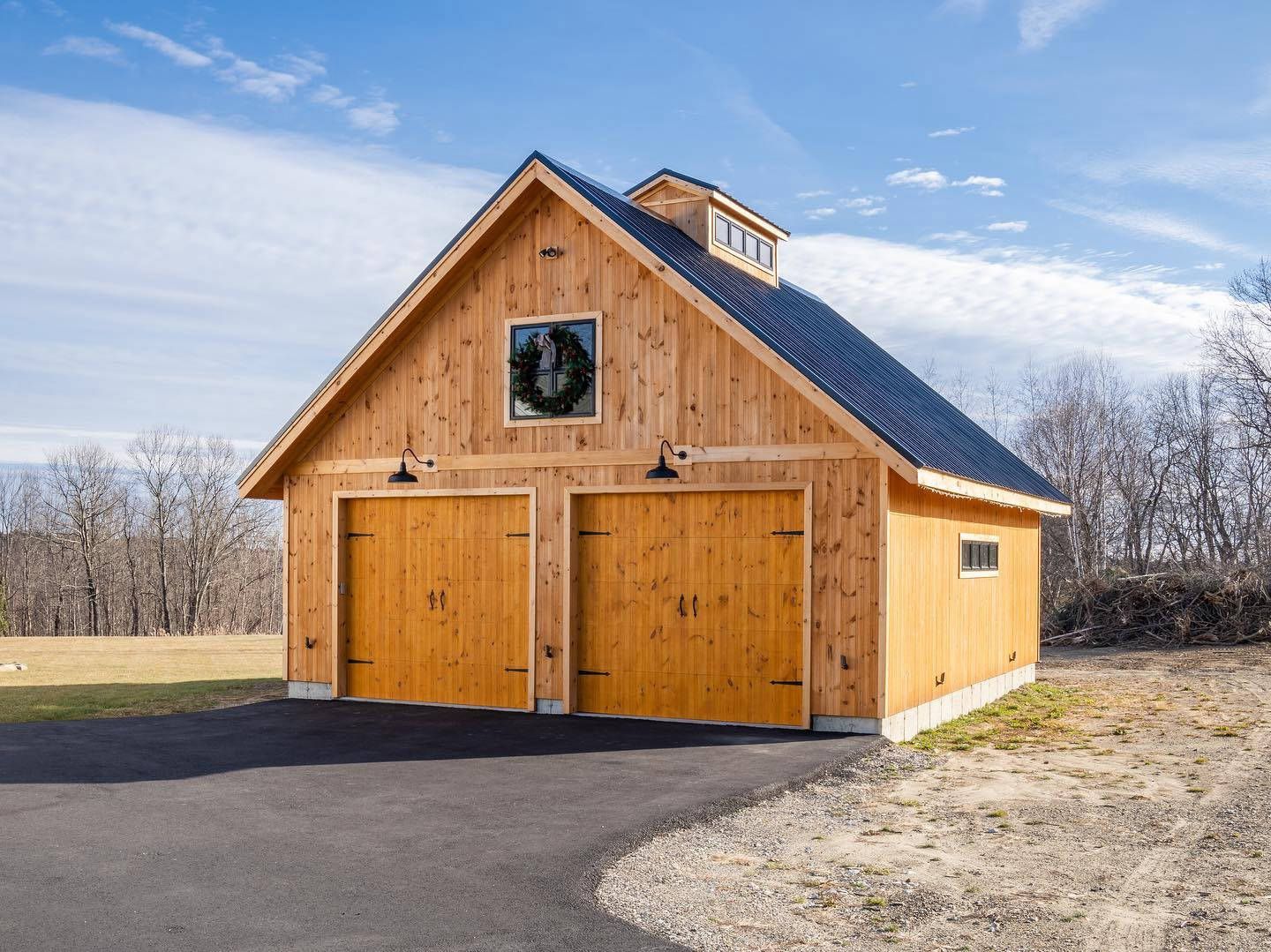 Constructed Wooden Garage