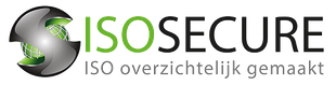 logo van isosecure wordt getoond op een witte achtergrond