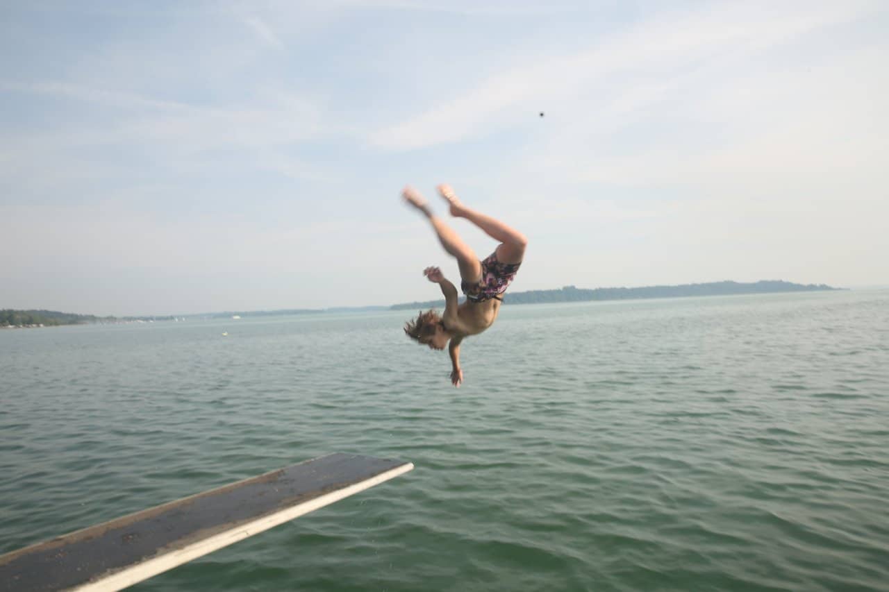englisch camp schwimmen