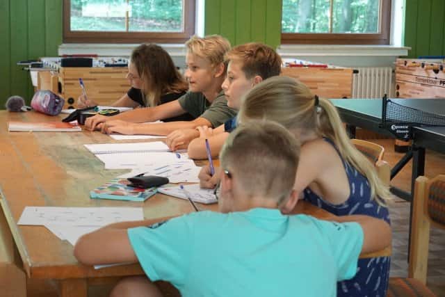 englisch camp lektion