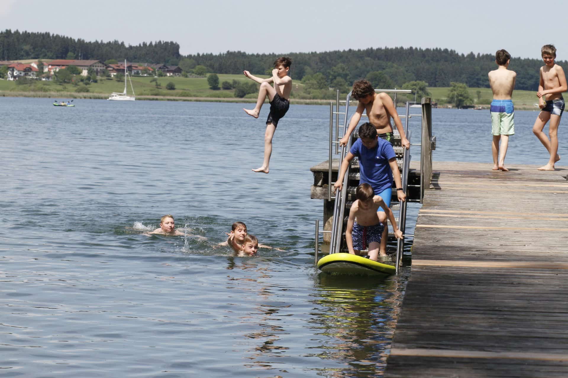 englisch feriencamp schwimmen