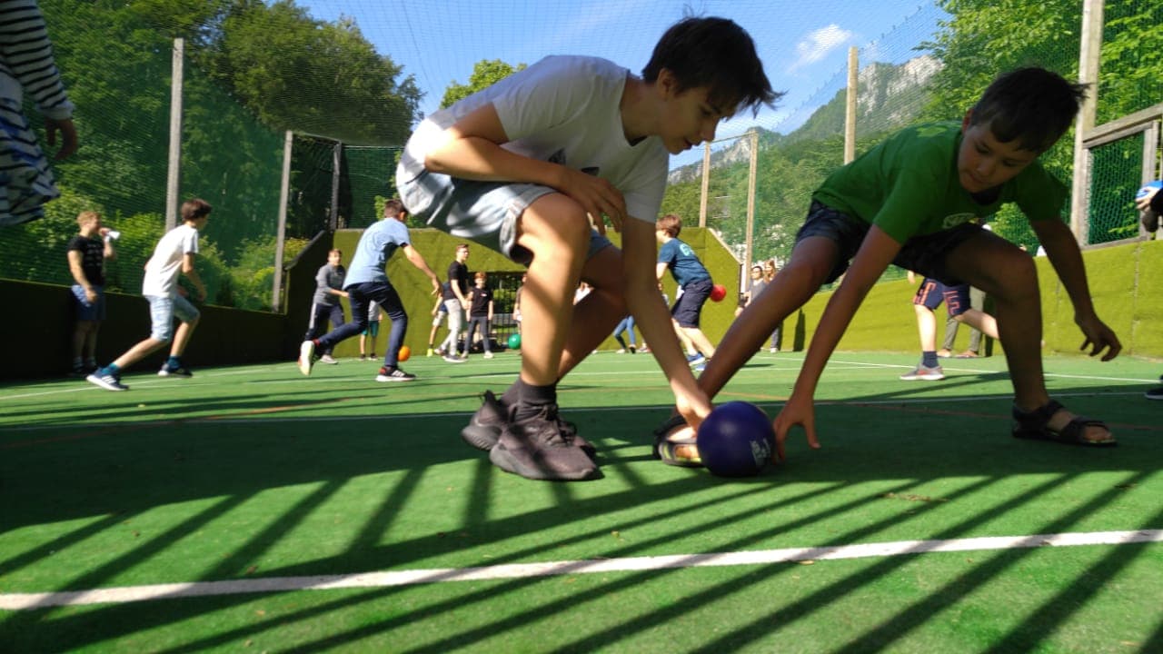 englisch feriencamp dodgeball