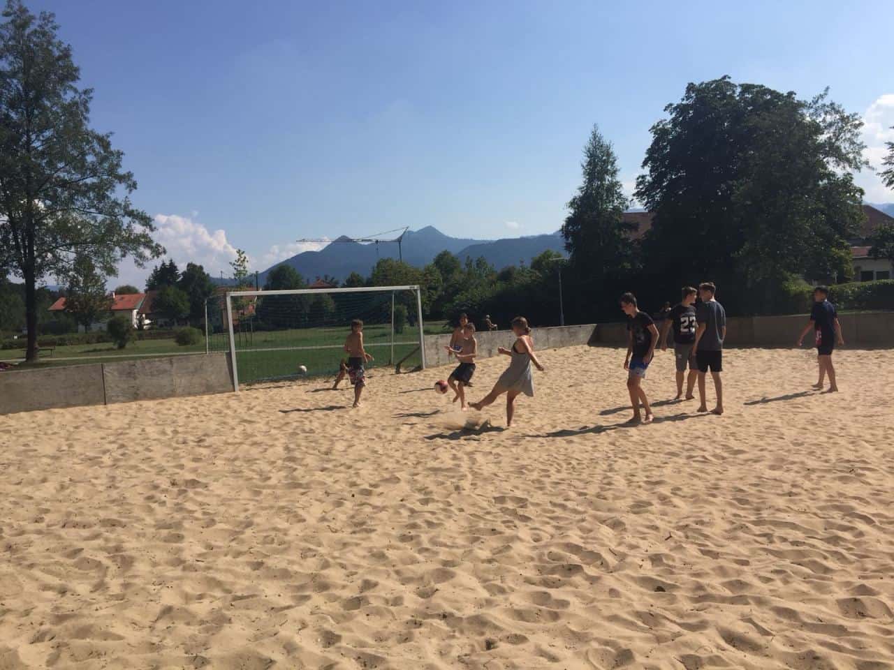 englisch camp fussball spielen