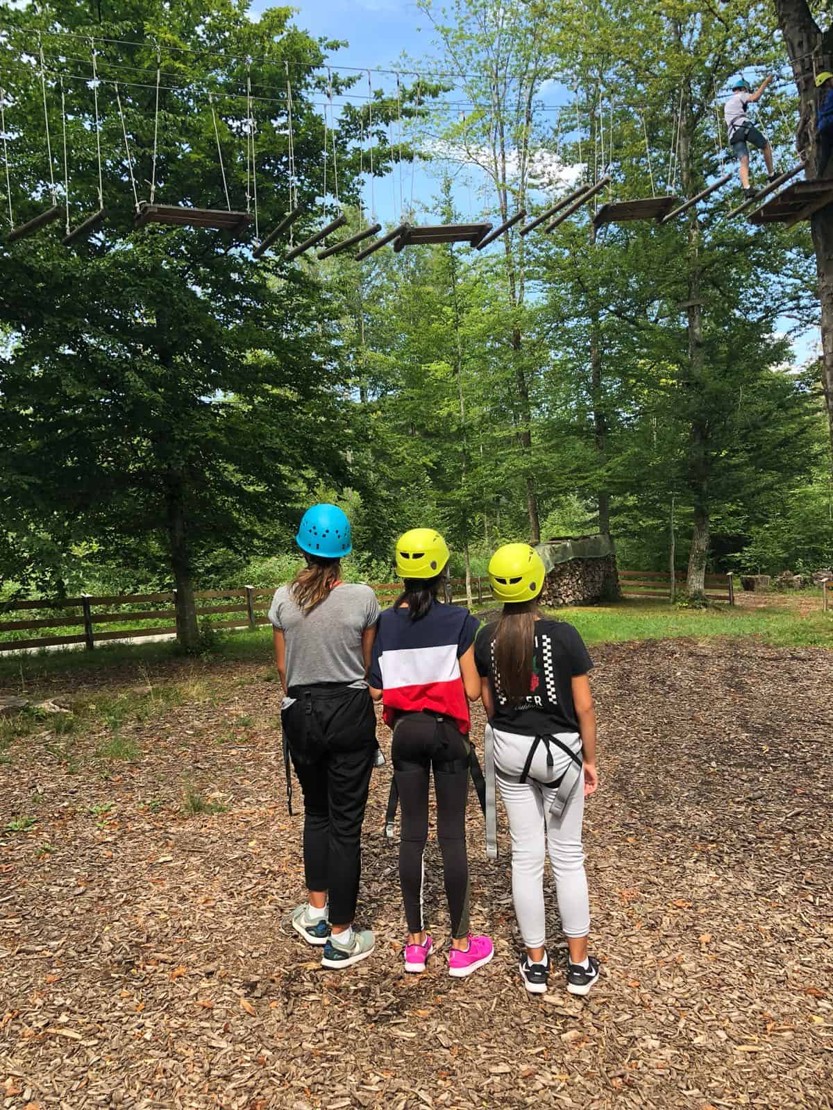 englisch camp klettern