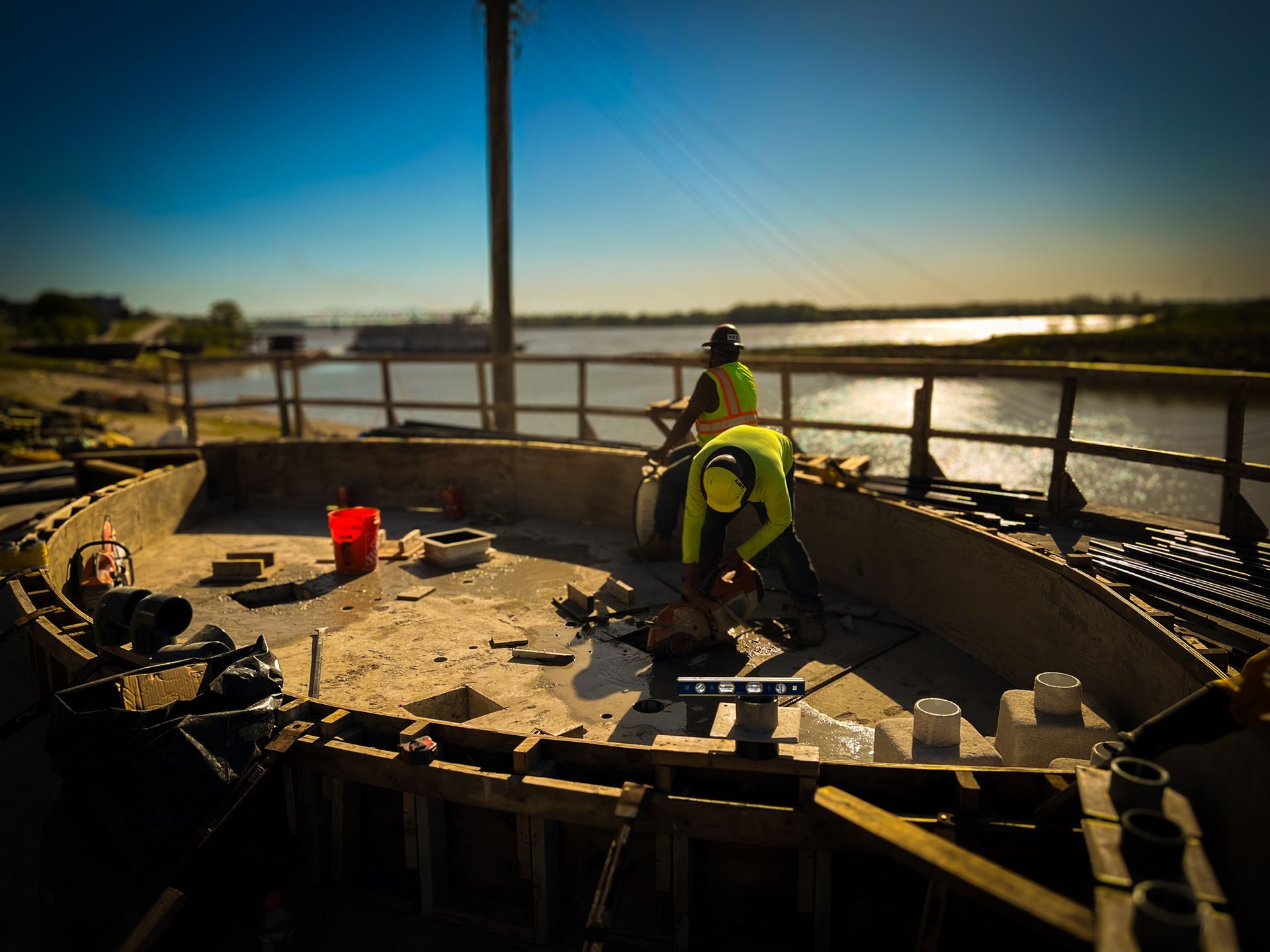 Laughing Waters Water Feature design and construction image.