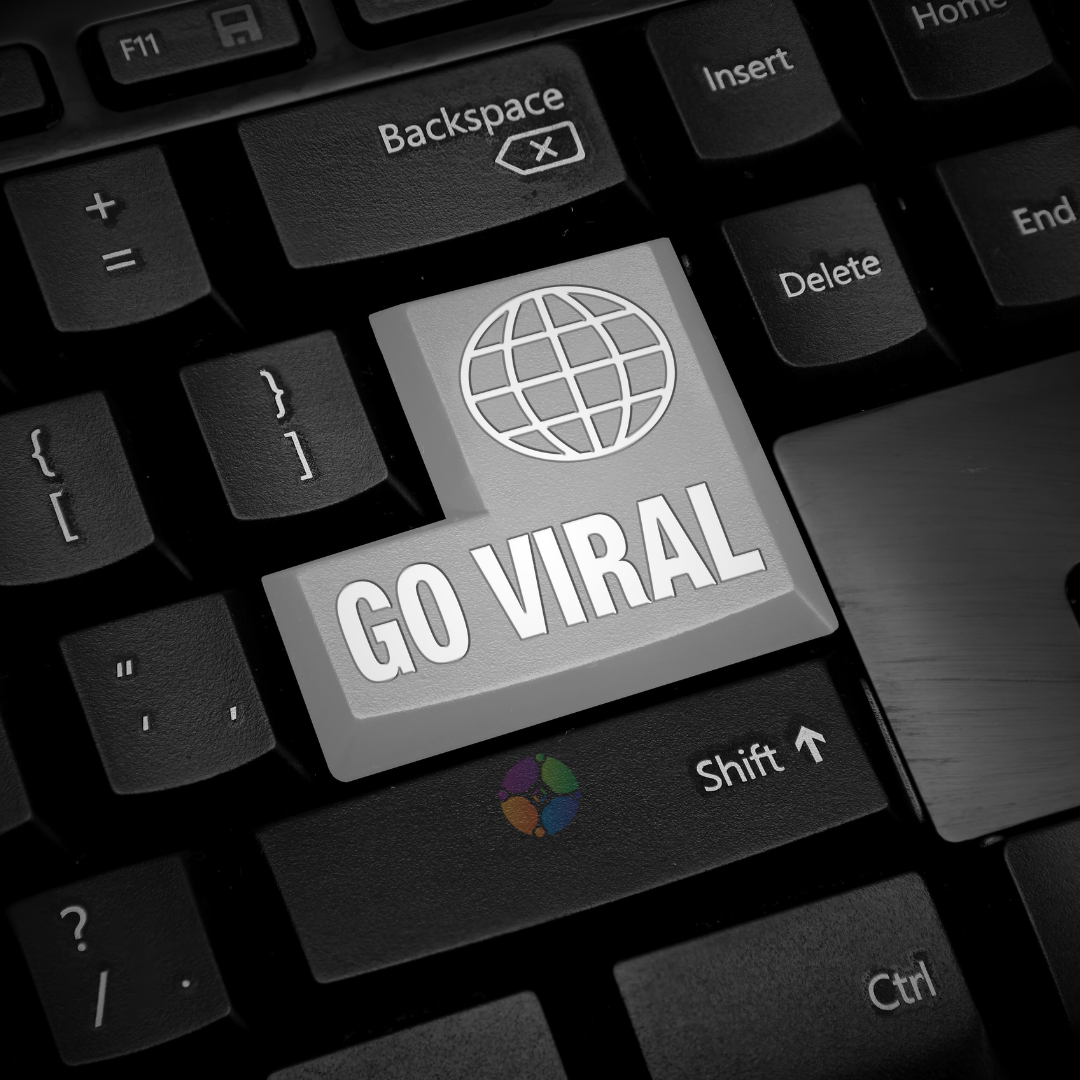image showing the words go viral on a post don't chase the metrics for r2itm.com