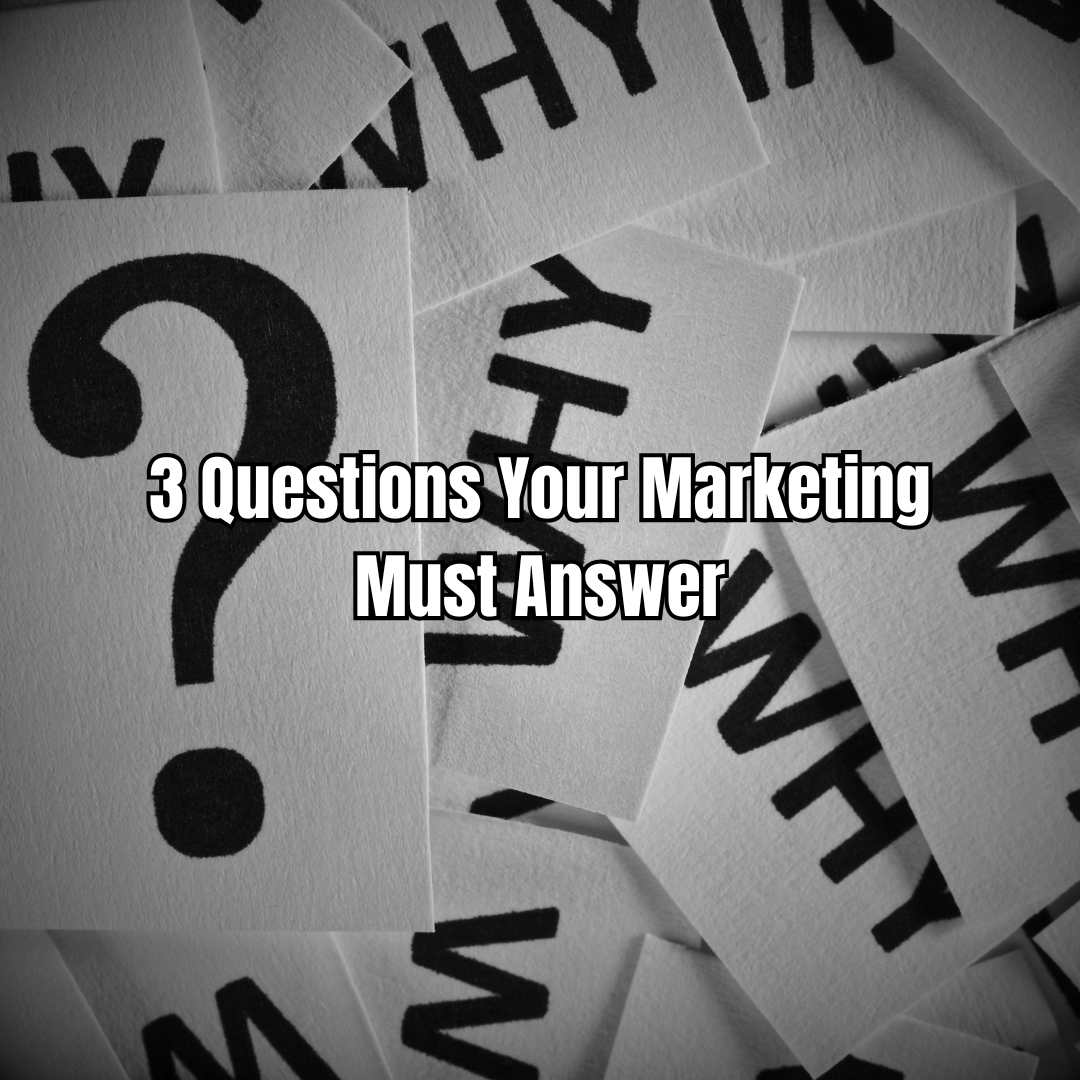 White cards with question marks and the word 
