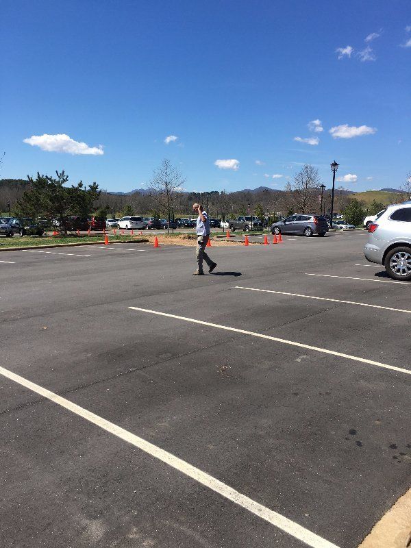 Antler Parking Area — Horseshoe, NC — Carolina Concrete Designs Inc