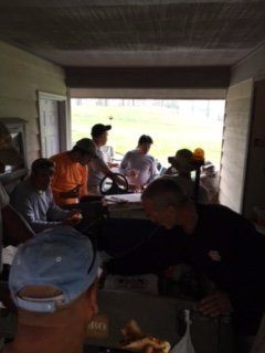 Team Dinner — Horseshoe, NC — Carolina Concrete Designs Inc