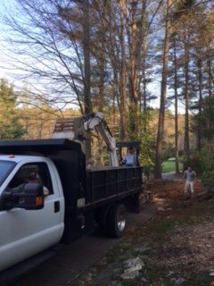 Vehicle On-Site — Horseshoe, NC — Carolina Concrete Designs Inc