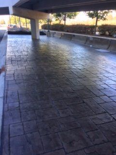 Concrete Parking Area — Horseshoe, NC — Carolina Concrete Designs Inc