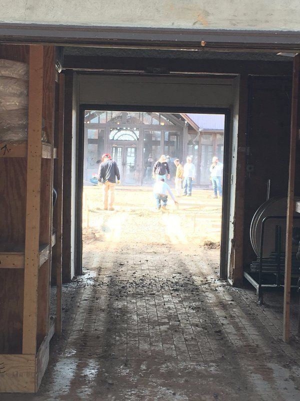 Open Door — Horseshoe, NC — Carolina Concrete Designs Inc