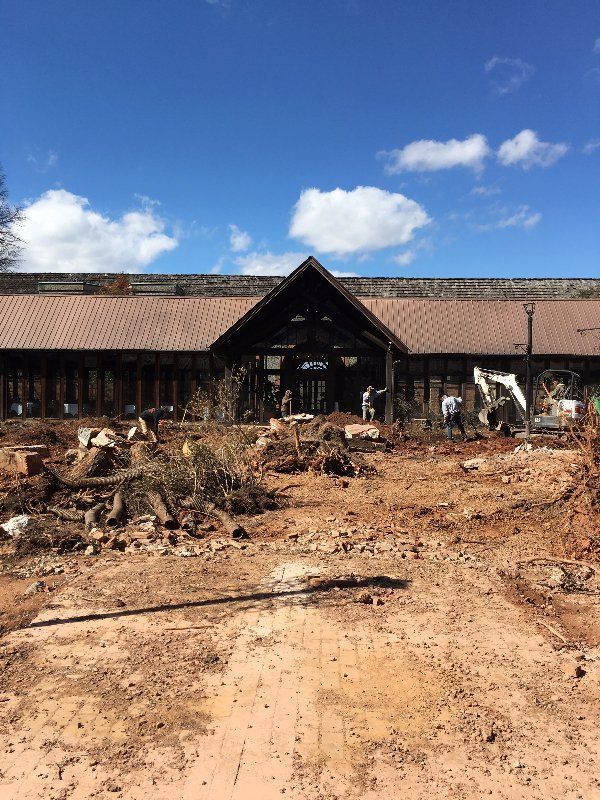 Deer Park During Construction — Horseshoe, NC — Carolina Concrete Designs Inc