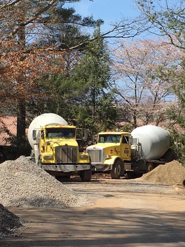 Two Concrete Vehicles — Horseshoe, NC — Carolina Concrete Designs Inc
