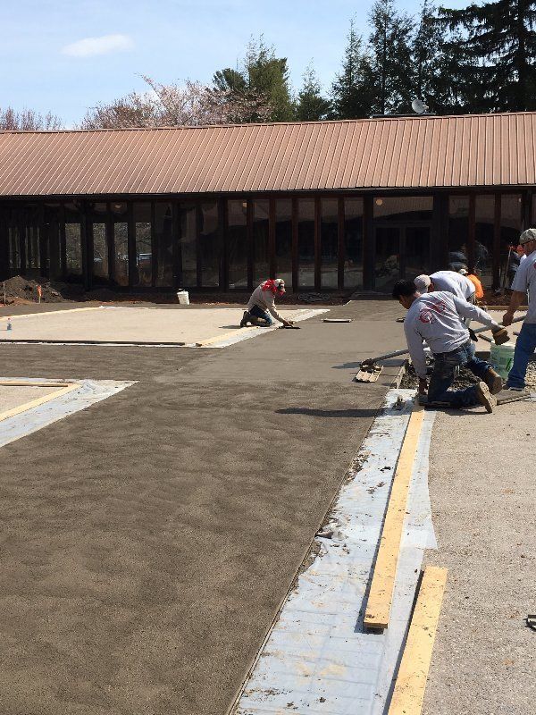 Poured Concrete On Huge Part Of Driveway — Horseshoe, NC — Carolina Concrete Designs Inc