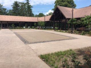 Deer Park Driveway Beside Property — Horseshoe, NC — Carolina Concrete Designs Inc