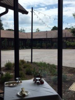 Driveway View Inside Commercial Property — Horseshoe, NC — Carolina Concrete Designs Inc