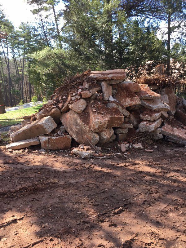 Pile Of Concrete — Horseshoe, NC — Carolina Concrete Designs Inc