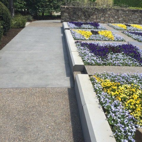 Flower Beds — Horseshoe, NC — Carolina Concrete Designs Inc