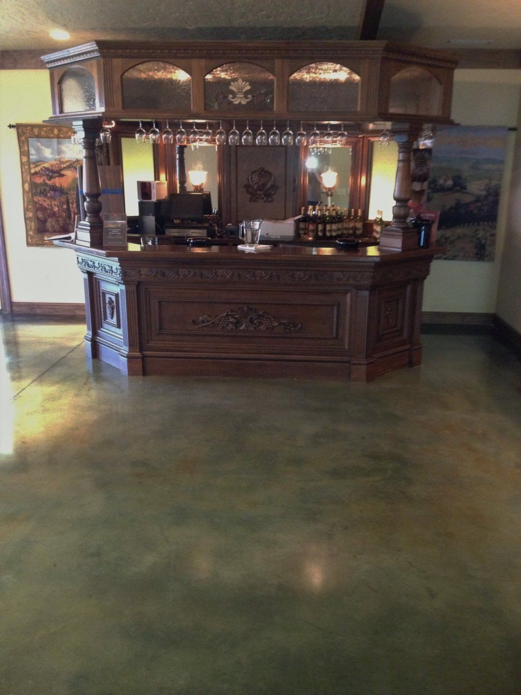 Residential Bar — Horseshoe, NC — Carolina Concrete Designs Inc