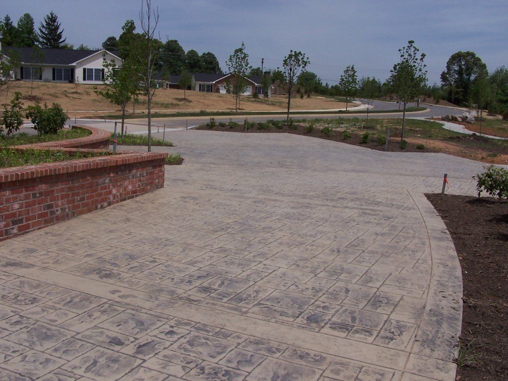 Huge Pathway — Horseshoe, NC — Carolina Concrete Designs Inc