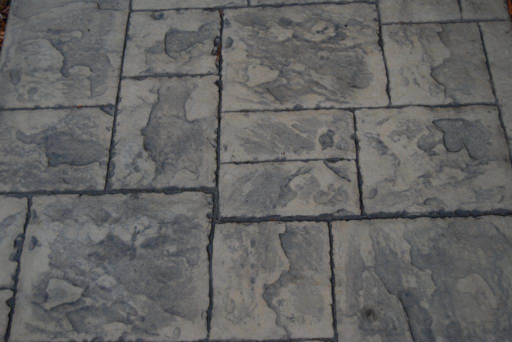 Ashlar Slate Stamped Pattern — Horseshoe, NC — Carolina Concrete Designs Inc