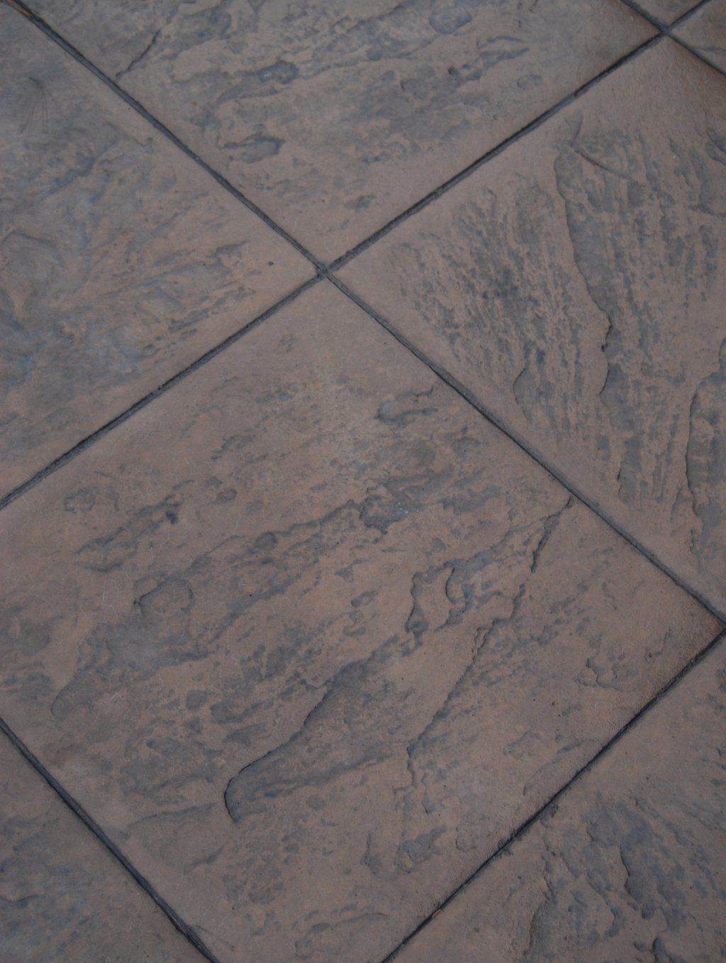 18x18 Slate Stamped Pattern — Horseshoe, NC — Carolina Concrete Designs Inc