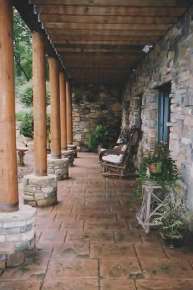 Stamped Sidewalk Slate Pattern — Horseshoe, NC — Carolina Concrete Designs Inc