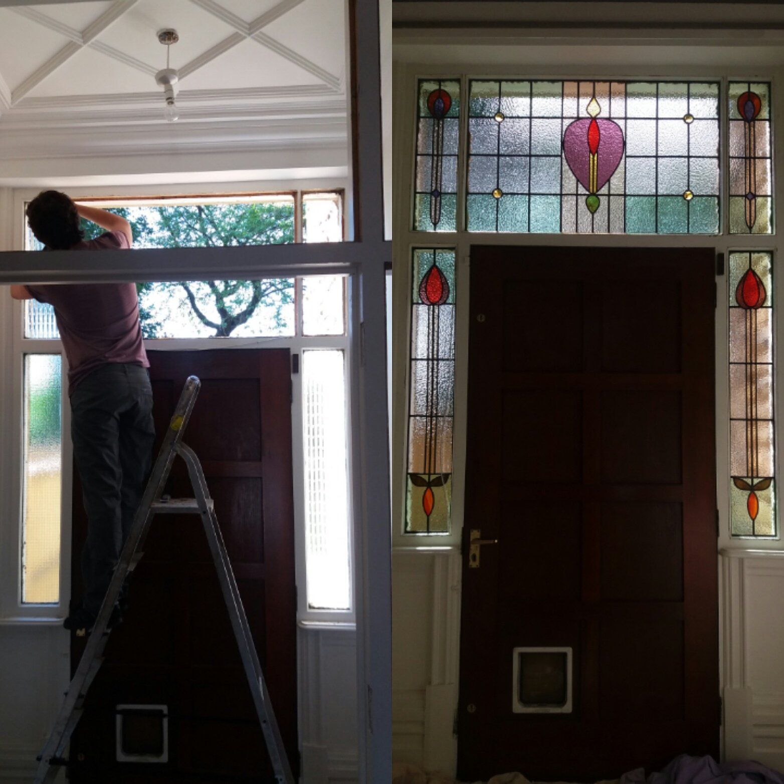 Stained glass panels and lead lights available across Leeds
