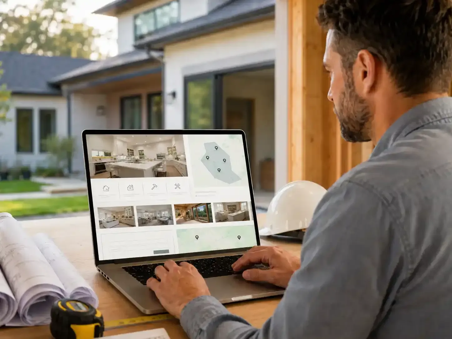 General contractor website strategy showing local SEO, service area targeting, and city pages for better online visibility