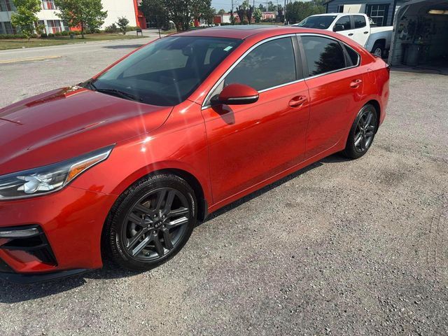 Red-Orange Sports Car