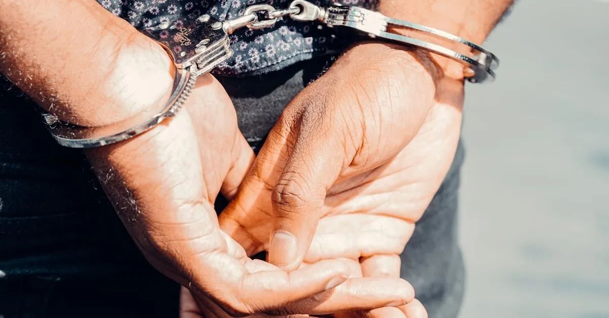 Man with handcuffs