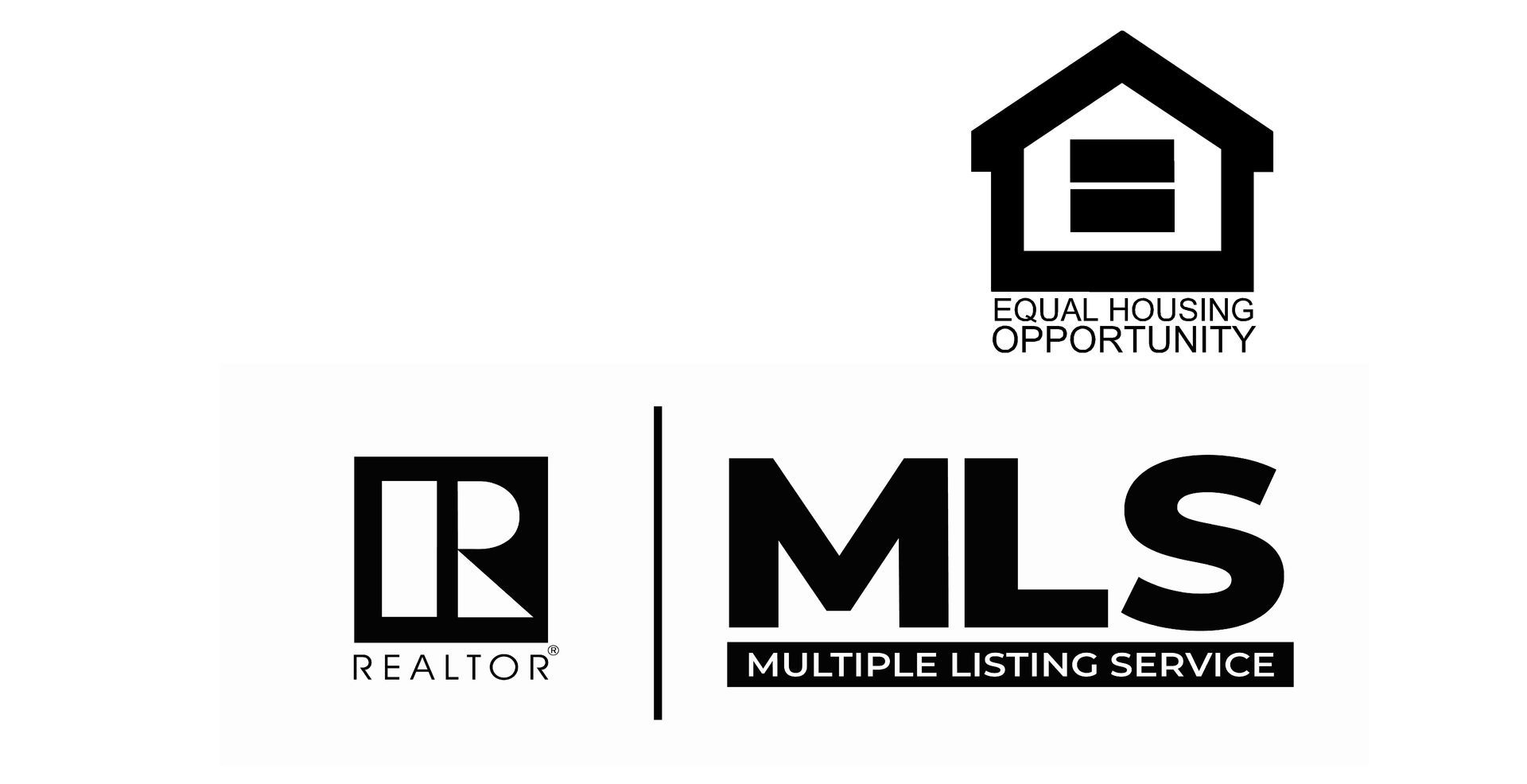 Logos of Realtor, MLS (Multiple Listing Service), and Equal Housing Opportunity.