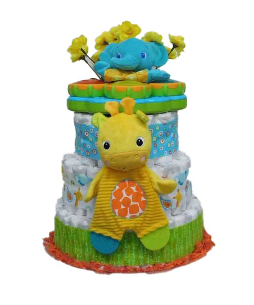 The big bang diaper cake design