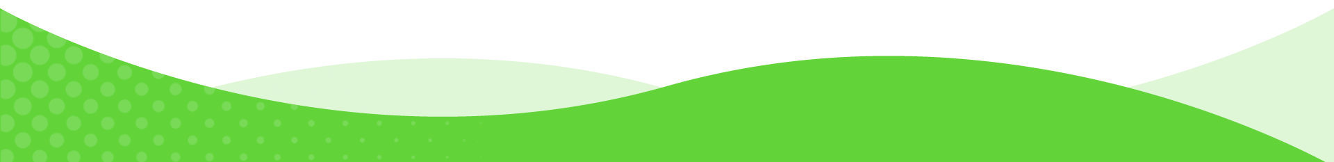 A green mountain with a white circle in the middle on a white background.