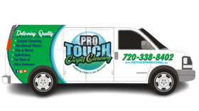 Pro Touch Carpet Cleaning Van