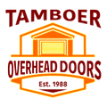 A logo for t Tamboer Overhead Door, Inc. 