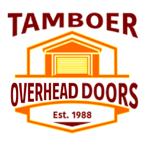 A logo for t Tamboer Overhead Door, Inc. 
