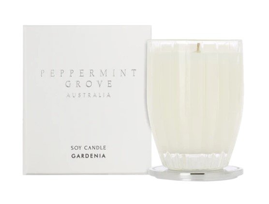 peppermint grove gardenia candle