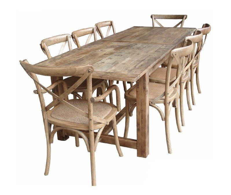 provincial natural rustic table